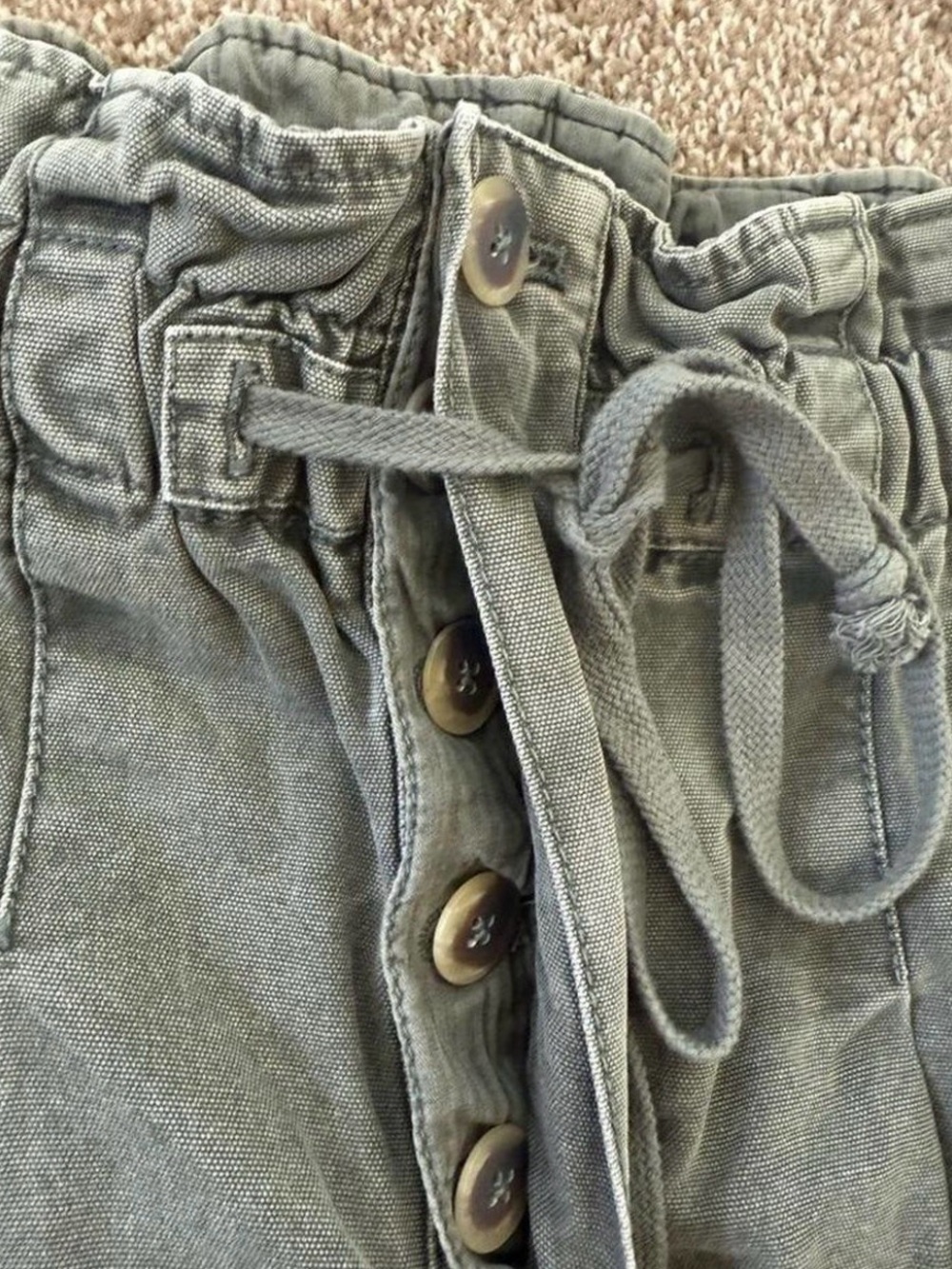 Free People Margate Pleated Trouser Size Medium - Picture 5 of 6
